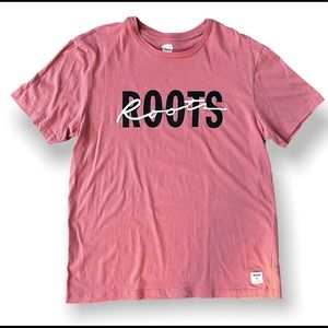 X-Large Salmon Pink Roots T-Shirt